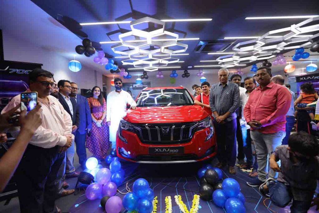 Mahendra XUV700 rolled out in Hyderabad